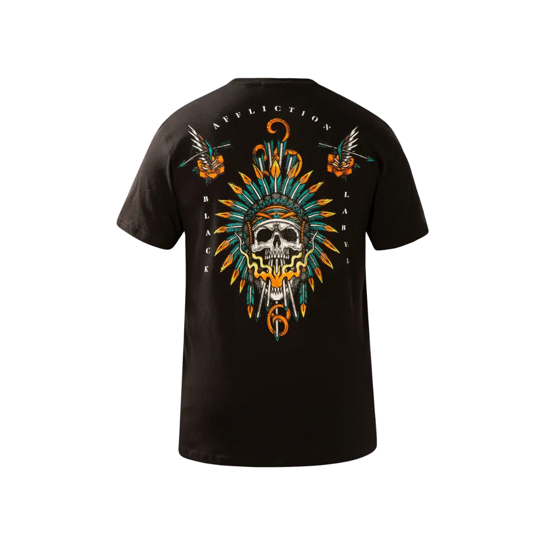 Affliction Men's Fire Breather Crew Neck Short Sleeve T-Shirt