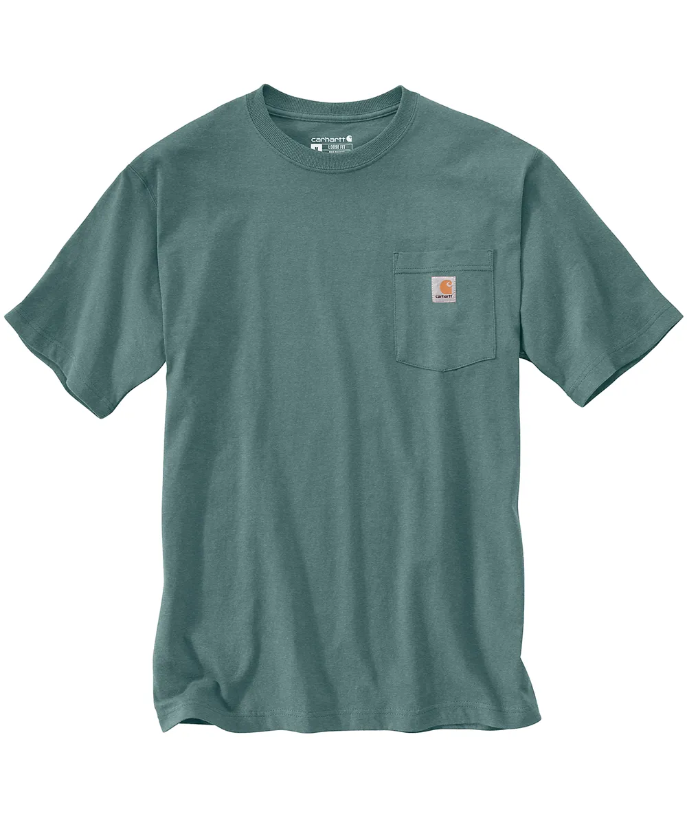 Carhartt K87 Workwear Pocket T-Shirt - Sea Pine Heather