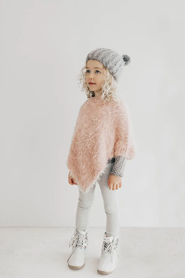 City Strolling Children's Fuzzy Poncho