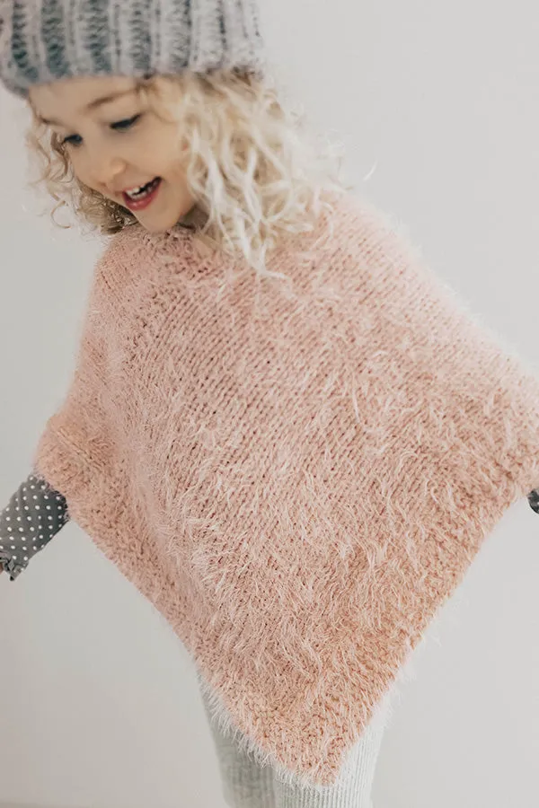 City Strolling Children's Fuzzy Poncho