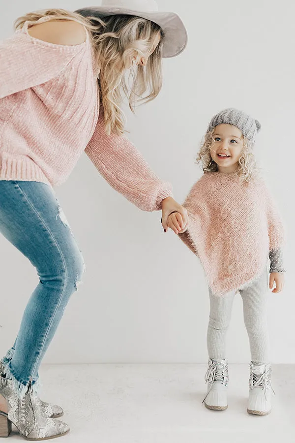 City Strolling Children's Fuzzy Poncho