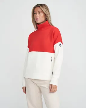 Elin Windproof- Raspberry/ Off White