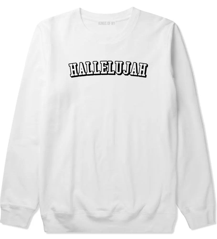 Hallelujah Praise The Lord Mens Crewneck Sweatshirt