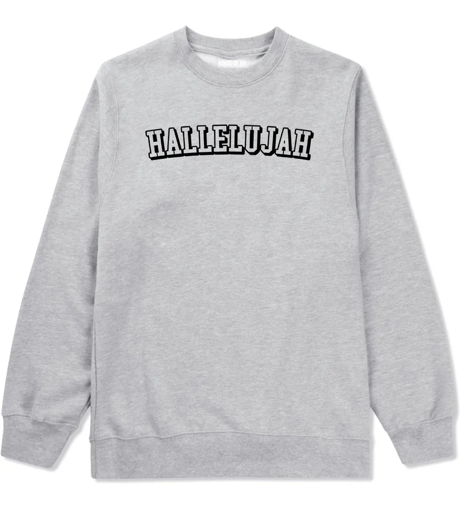 Hallelujah Praise The Lord Mens Crewneck Sweatshirt