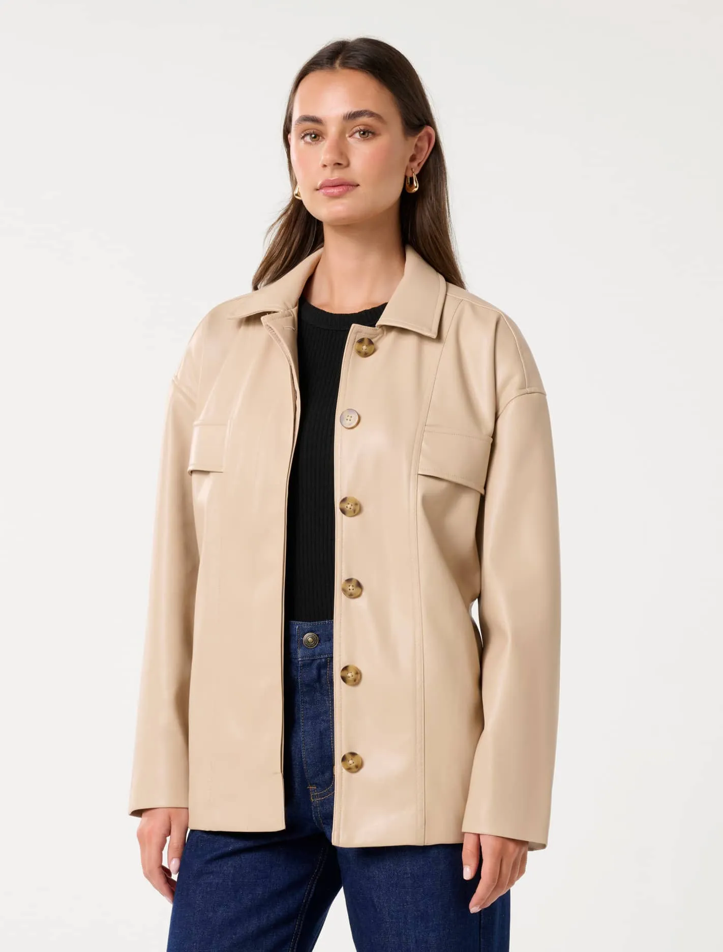 Karli PU Shacket