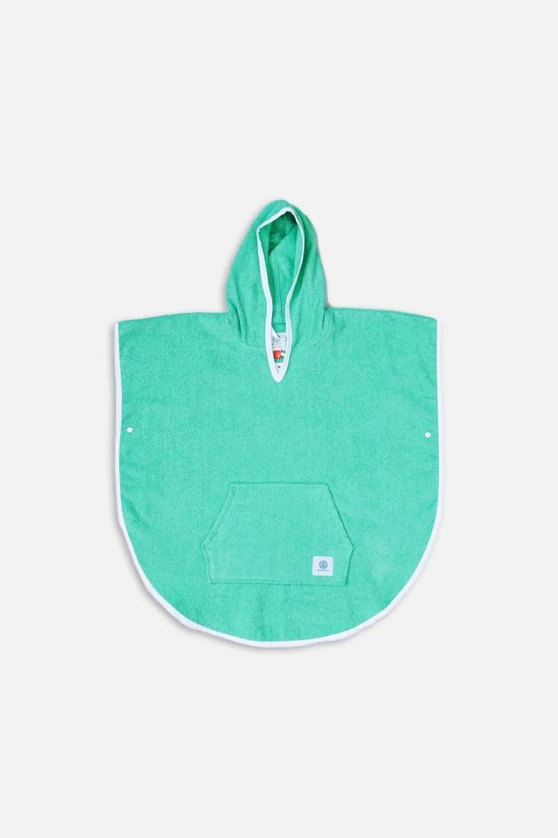 KIDS TOWEL PONCHO - Biscay Green