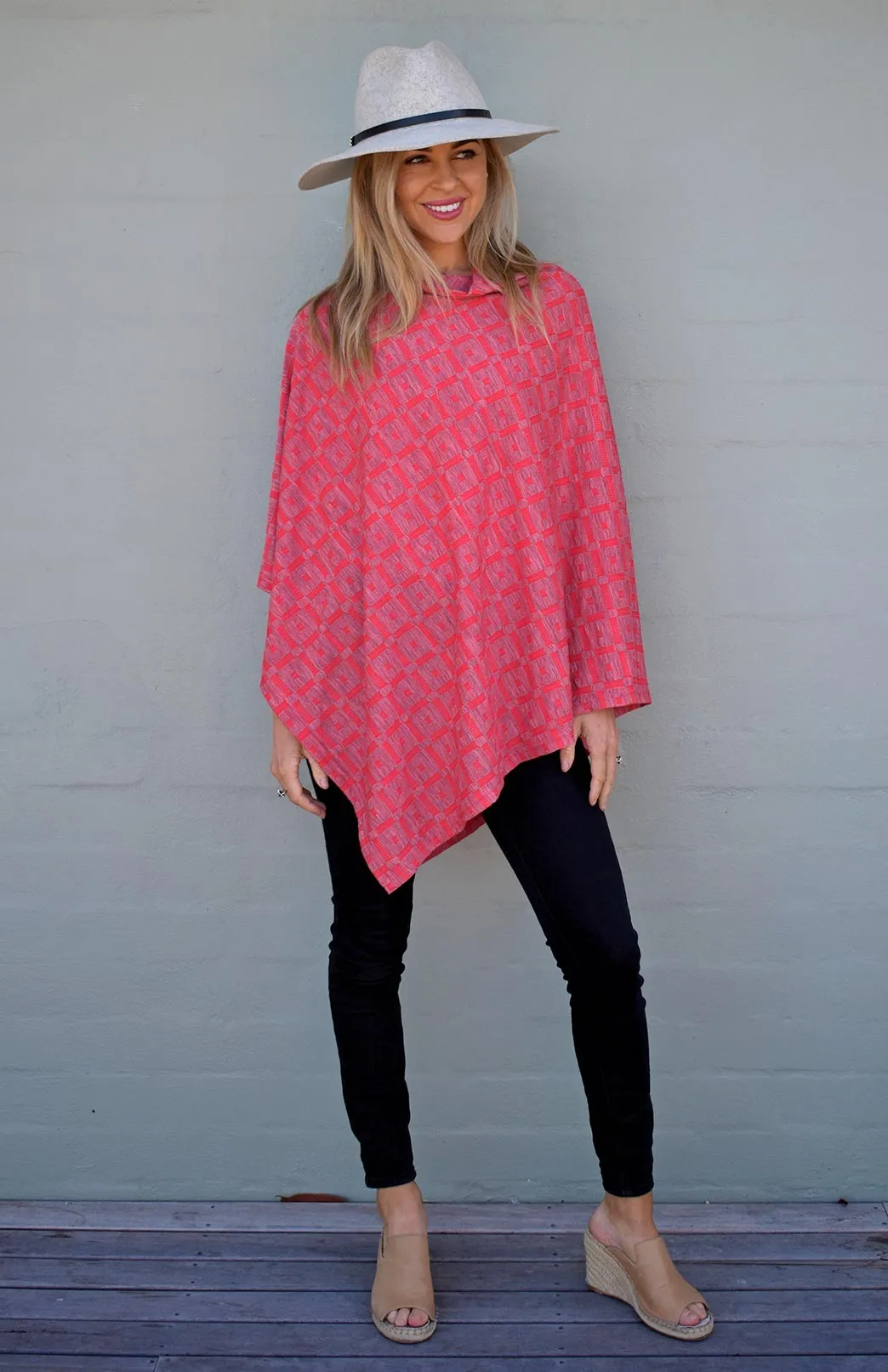 Leopard Patterned Poncho
