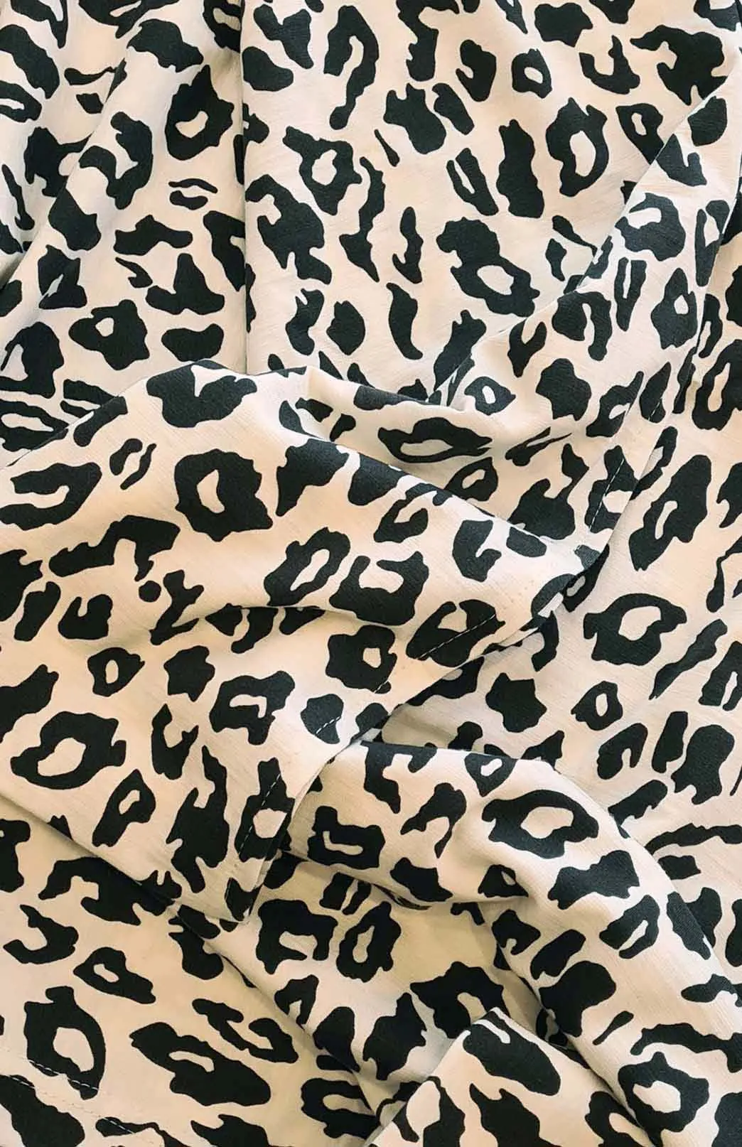 Leopard Patterned Poncho