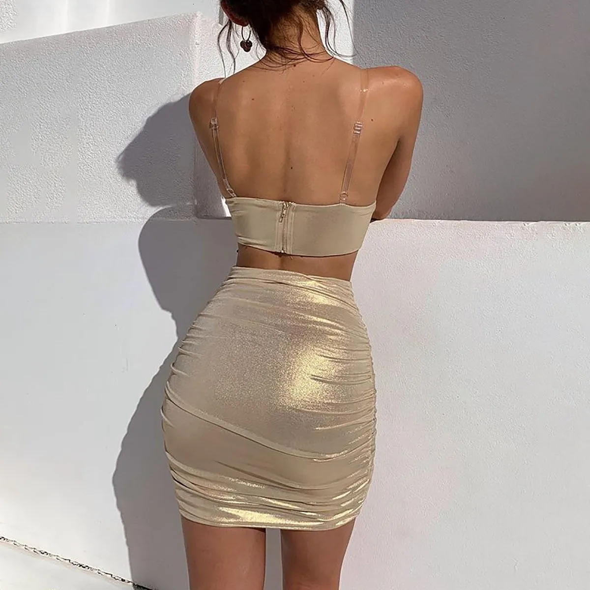 Liquid Love Bodycon Two Piece Party Dress