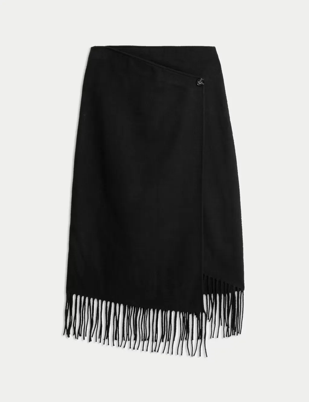 Mid-length wrap dress