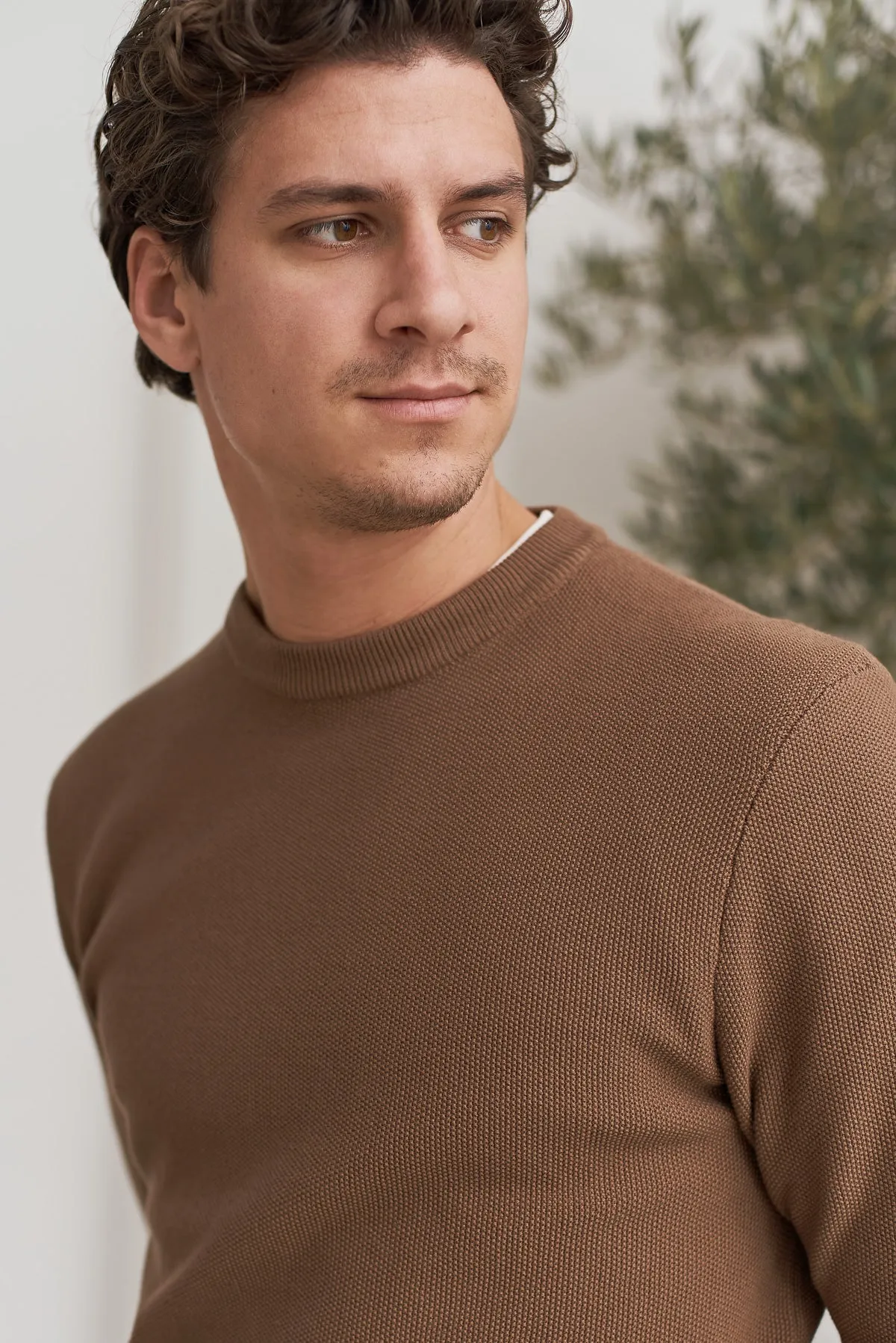 MORTEN jumper eco knotted camel