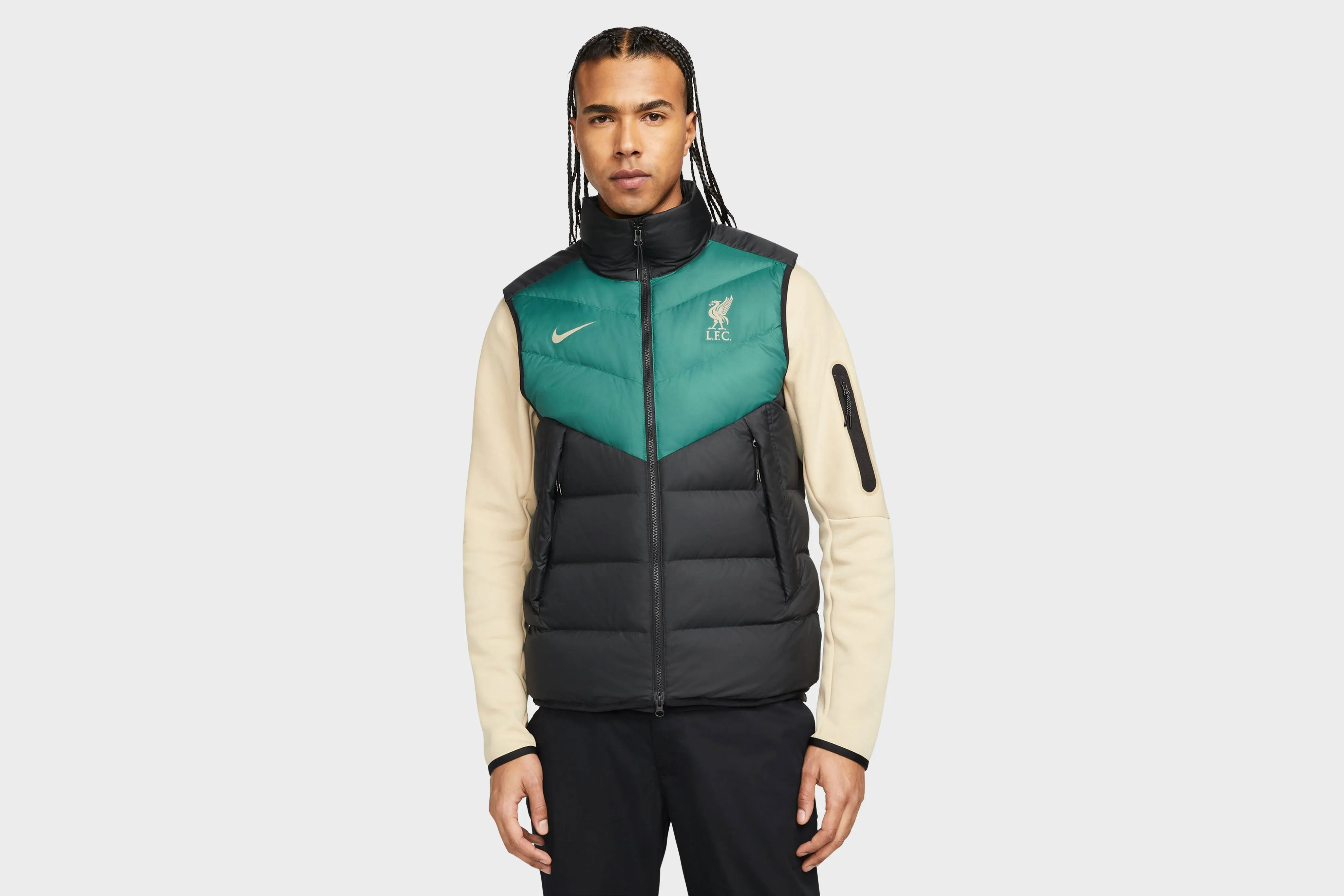 Nike Liverpool FC Windrunner (Black/Dark Atomic Teal/Mystic Stone)