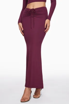 Ribbed Long Maxi Skirt