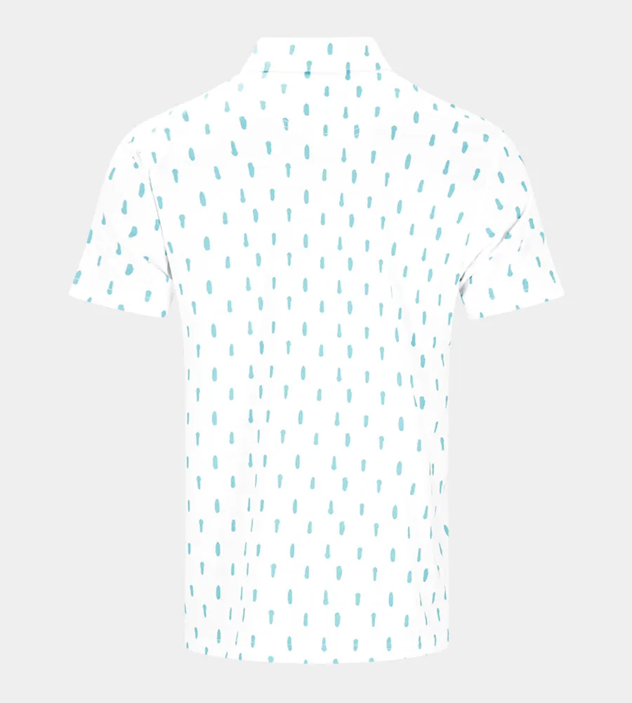 SPLATTER POLO - WHITE