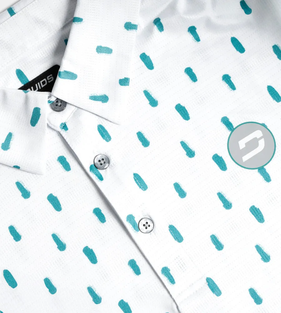 SPLATTER POLO - WHITE