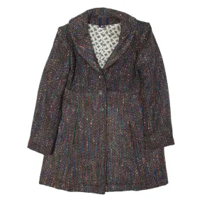 Womens Overcoat Coat Grey 90s M