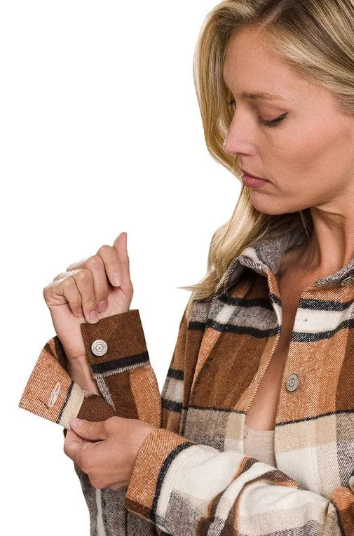 Yarn Dyed Plaid Shacket